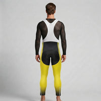 COLLANT CYCLISTE HIVER HOMME  JAUNE DIMENSION 1