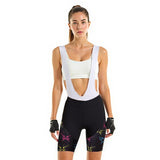 Cuissard femme Cyclisme VTT Butterfly bretelles