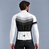 Maillot cycliste hiver Blanc - Agility 1