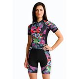 Tenue Vélo de Route Colorées - Flowers+