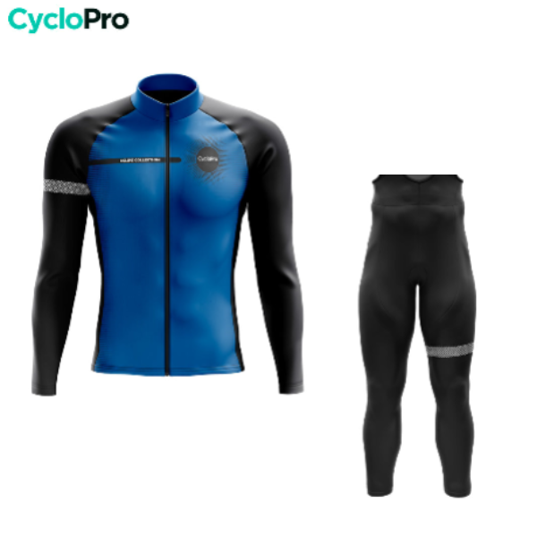 Roupa de ciclismo de inverno azul - Eklïps