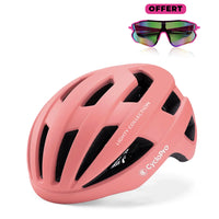casque velo femme lighty rose