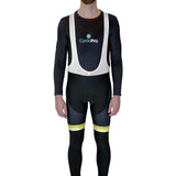 COLLANT CYCLISTE JAUNE ÉVASION+ - AUTOMNE - HOMME cuissard long homme GT-Cycle Outdoor Store XS Avec Bretelles 