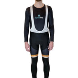 COLLANT CYCLISTE ORANGE ÉVASION+ - HIVER collant thermique homme GT-Cycle Outdoor Store XS Avec Bretelles 