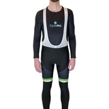 COLLANT CYCLISTE VERT ÉVASION+ - AUTOMNE - HOMME cuissard long homme GT-Cycle Outdoor Store XS Avec Bretelles 