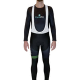 COLLANT CYCLISTE VERT LIBERTY+ - HIVER collant thermique homme GT-Cycle Outdoor Store XS Avec Bretelles 