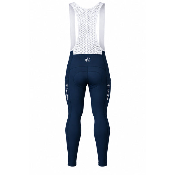 collant thermique cyclisme homme core bleu 2