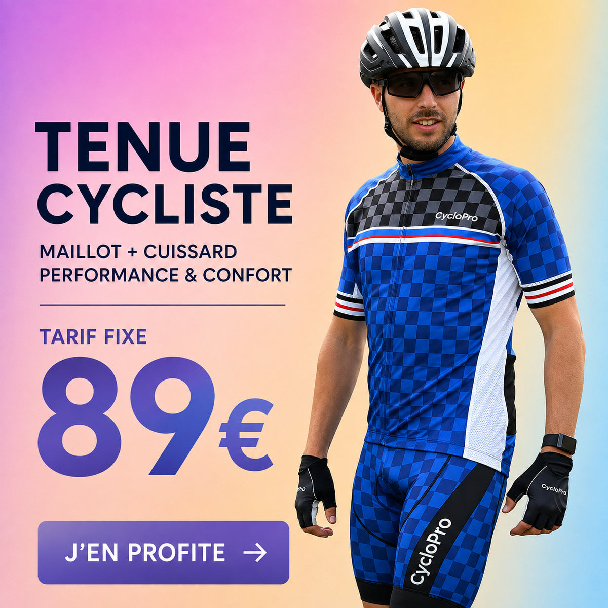Tenue cycliste homme