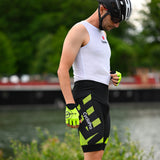 cuissard cycliste homme sans bretelles-practical jaune 1