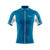 maillot cyclisme bleu fluidity