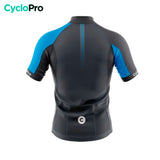 maillot cyclisme bleu gladiator dos