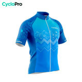 maillot cyclisme bleu wave- 34