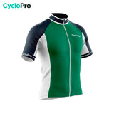 maillot cyclisme homme vert uni 1