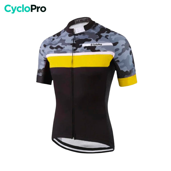 maillot cyclisme jaune camoride 34