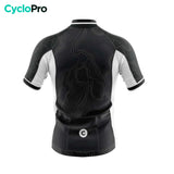 maillot cyclisme noir fluidity dos