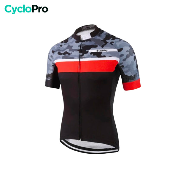 maillot cyclisme rouge camoride 34