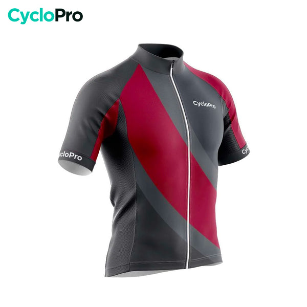 maillot cyclisme rouge gladiator 34