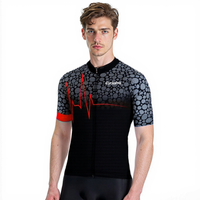 Maillot de cyclisme Rouge - Pulsation+