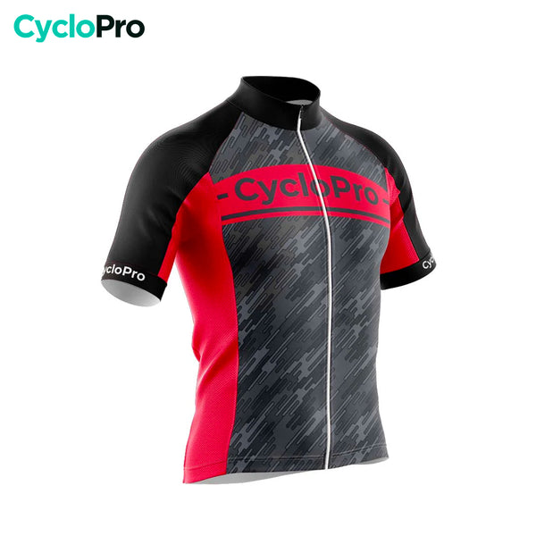 maillot cyclisme rouge wind 1