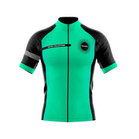 maillot cyclisme turquoise