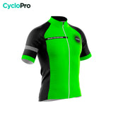 maillot cyclisme vert eklips 34