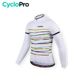 Roupa branca de ciclismo de inverno - feliz+ - Destockage