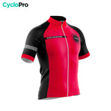 Roupa de ciclismo de verão vermelho - coleção Eklïps - Destockage