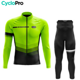 Roupa de ciclismo de inverno amarelo Fluo - Agilidade