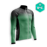 MAILLOT LONG DE CYCLISME HIVER VERTE - DIMENSION+ Maillot thermique homme GT-Cycle Outdoor Store S 