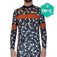 MAILLOT LONG DE CYCLISME ORANGE - AUTOMNE - ATMOSPHERE+ Maillot long pour homme GT-Cycle Outdoor Store S 