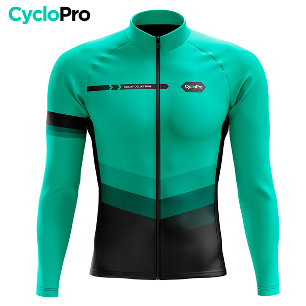 Roupa de ciclismo de inverno turquesa - Agilidade