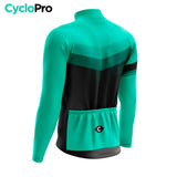 Jersey de ciclismo de inverno turquesa - Agilidade