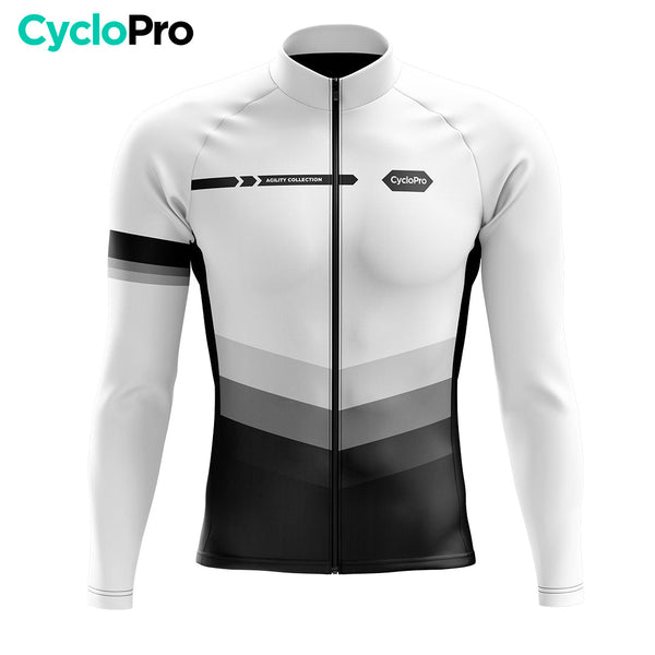 Roupa de ciclismo de inverno branco - Agilidade - Destockage