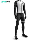 Roupa de ciclismo de inverno branco - Eklïps