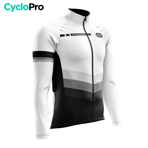 Roupa de ciclismo de inverno branco - Agilidade - Destockage