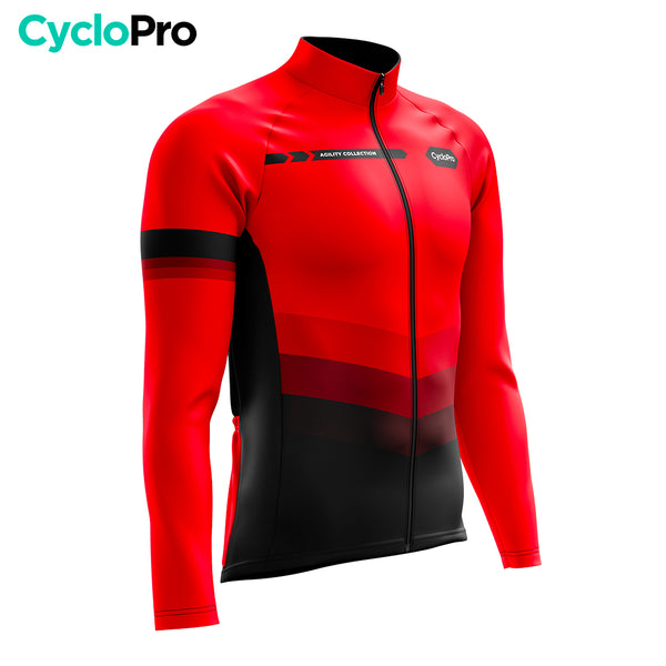 Roupa de ciclismo de inverno vermelho - Agilidade