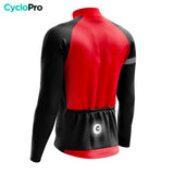 Roupa de ciclismo de inverno vermelho - eklïps