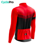 Roupa de ciclismo de inverno vermelho - Agilidade - Destockage