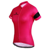 Jersey de bicicleta rosa - Elegance+