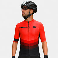 maillot cycliste rouge agility 1