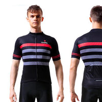 maillot racing rouge cyclisme 1