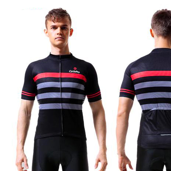 maillot racing rouge cyclisme 1