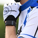 mitaines velo blanches cyclopro 3