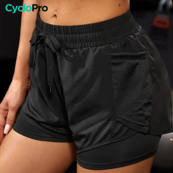 Shorts de corrida femininos - prático+