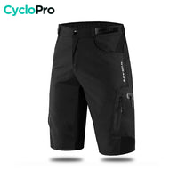 Short VTT homme noir 