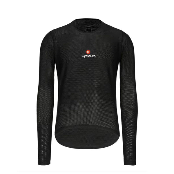 sous maillot velo manches longues noir