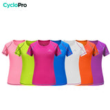 T -shirt de corrida feminina - Ultraconfort - Destockage