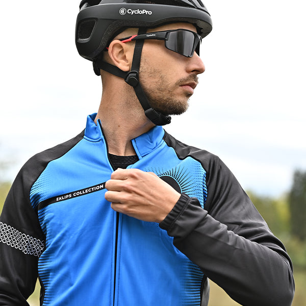 Roupa de ciclismo de inverno azul - Eklïps