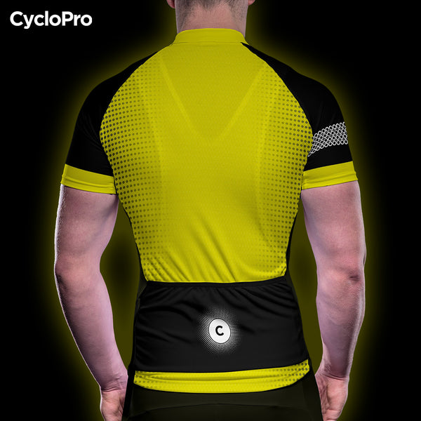 Pacote Eklïps amarelo de verão completo - roupa de ciclismo + luvas + meias + óculos