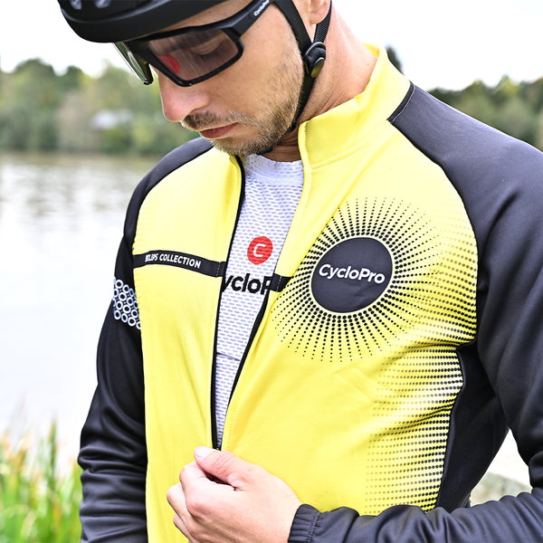 Roupa de ciclismo de inverno amarelo - Eklïps